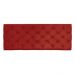 Cabeceira Painel Capitonê Casal 1,40m Jade Suede Vermelho - Pallazio