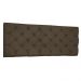 Cabeceira Painel Capitonê Solteiro 0,90m Jade Suede Marrom - Pallazio
