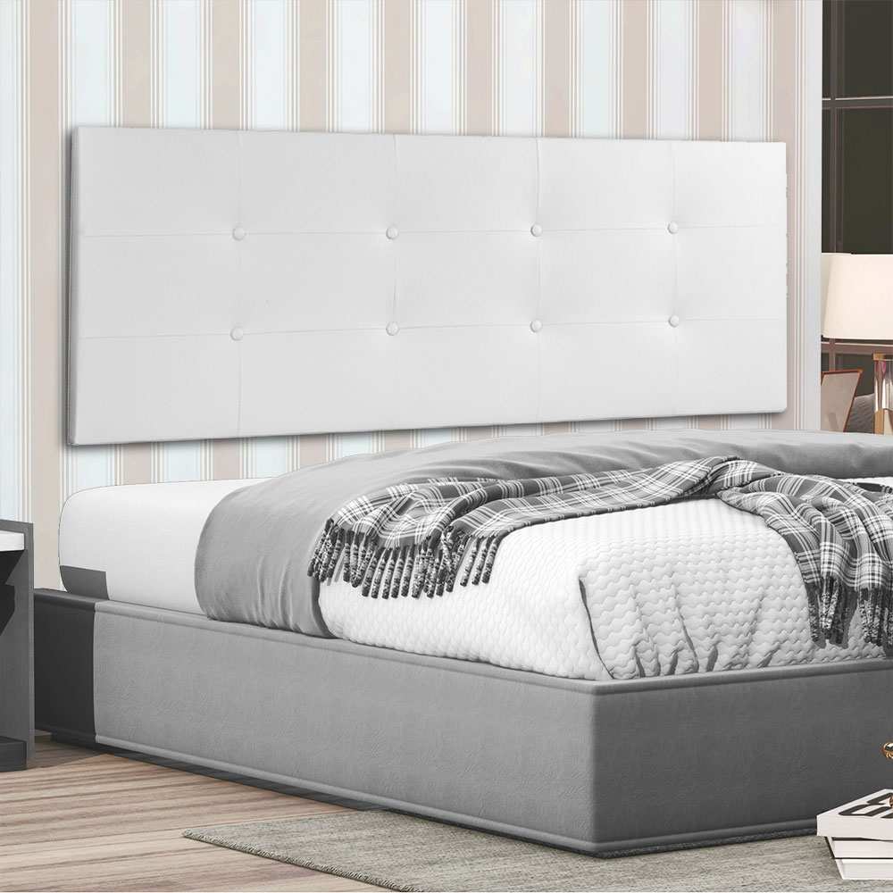 Cabeceira Painel Casal 1,40m Berlim Corano Branco - Pallazio