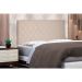 Cabeceira Painel Casal 1,40m Esmeralda Suede Bege - Pallazio
