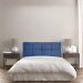 Cabeceira Painel Casal 1,40m Nina Suede Azul Marinho - Pallazio