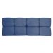 Cabeceira Painel Casal 1,40m Nina Suede Azul Marinho - Pallazio