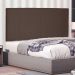 Cabeceira Painel Casal 1,40m Ravenna Suede Caramelo - Pallazio
