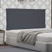 Cabeceira Painel Casal 1,40m Veneza Suede Cinza - Pallazio