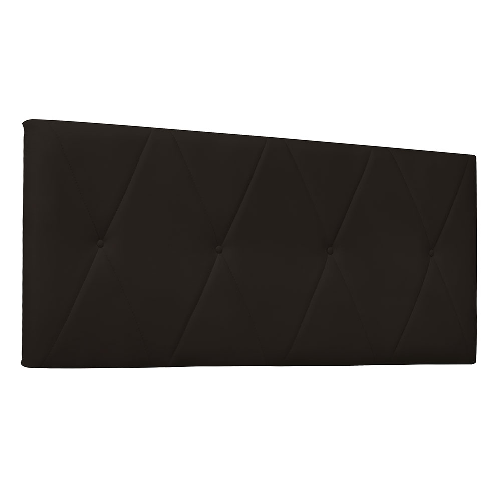Cabeceira Painel King 1,95m Aquilla Corano Marrom - Pallazio