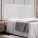 Cabeceira Painel King 1,95m Esmeralda Corano Branco - Pallazio