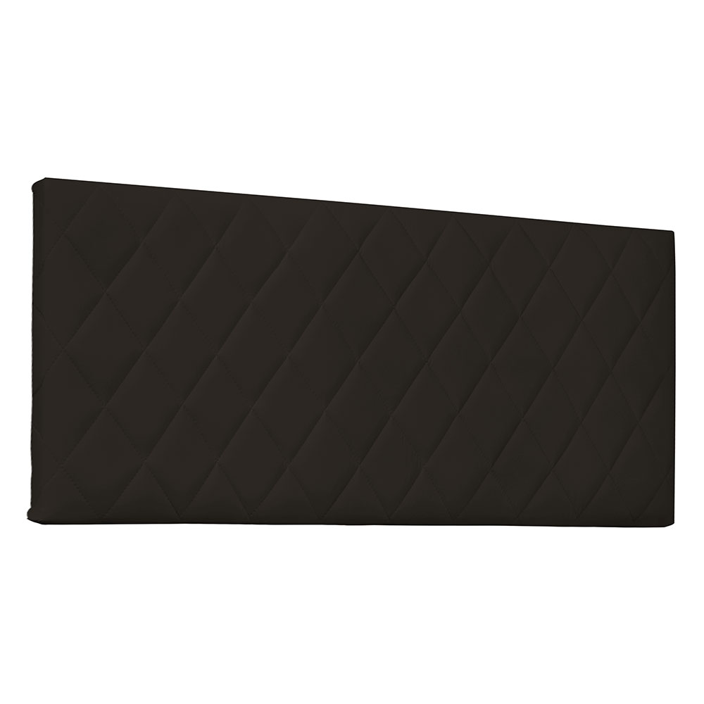 Cabeceira Painel King 1,95m Esmeralda Corano Marrom - Pallazio