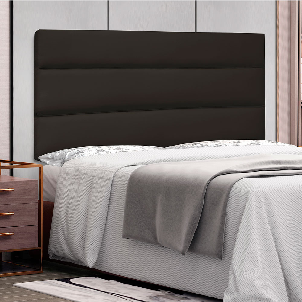 Cabeceira Painel King 1,95m La Italiana Corano Marrom - Pallazio