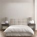 Cabeceira Painel King 1,95m Nina Suede Bege - Pallazio
