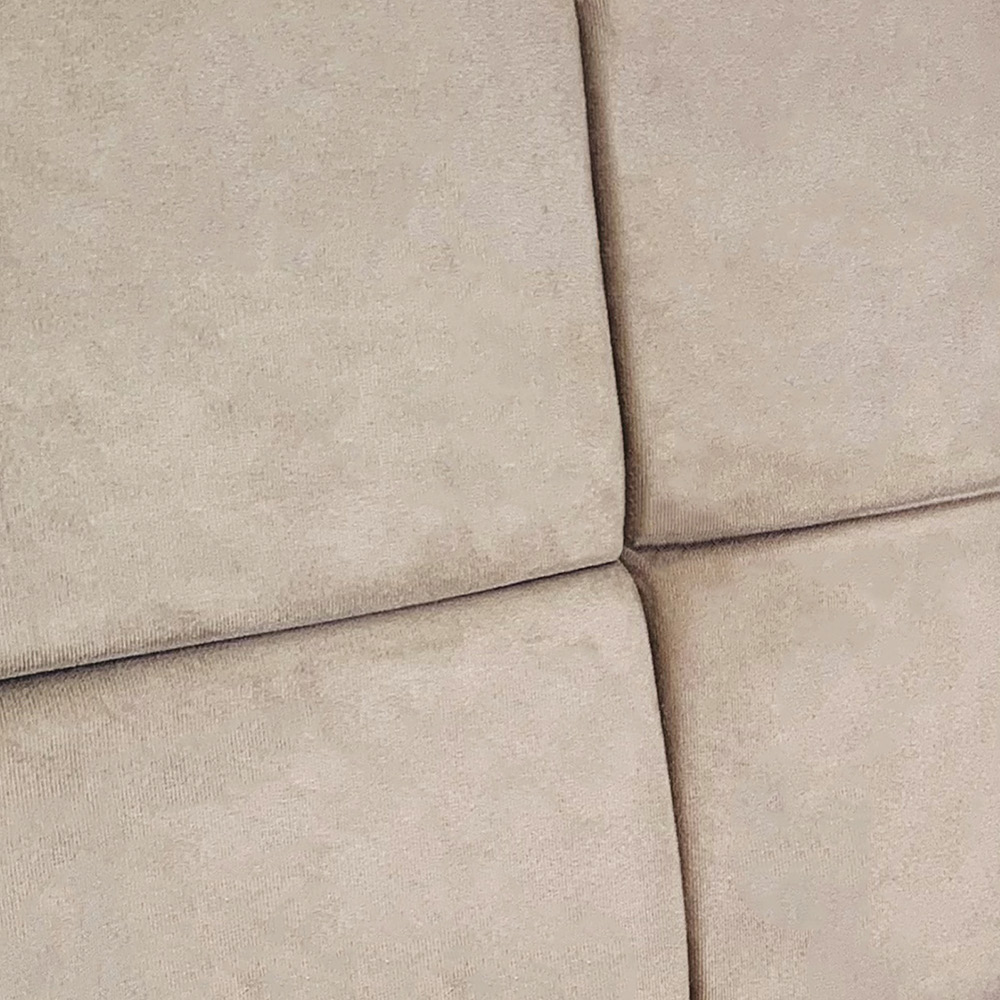 Cabeceira Painel King 1,95m Nina Suede Bege - Pallazio