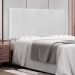 Cabeceira Painel King 1,95m Ravenna Corano Branco - Pallazio