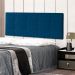Cabeceira Painel King 1,95m Roma Suede Azul Marinho - Pallazio
