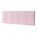 Cabeceira Painel King 1,95m Roma Suede Rosa Bebê - Pallazio