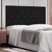 Cabeceira Painel King 1,95m Tânia Corano Preto - Pallazio