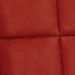 Cabeceira Painel Modulada Casal 1,40m Lorena Suede Vermelho - Pallazio