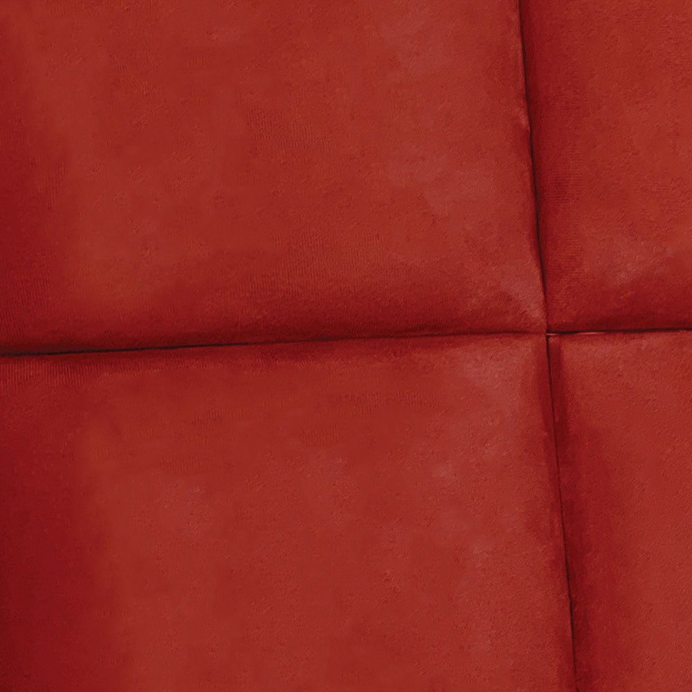 Cabeceira Painel Modulada Casal 1,40m Lorena Suede Vermelho - Pallazio