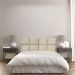 Cabeceira Painel Modulada King 1,95m Lorena Suede Bege - Pallazio