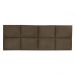 Cabeceira Painel Modulada Queen 1,60m Lorena Suede Marrom - Pallazio