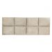 Cabeceira Painel Modulada Solteiro 0,90m Lorena Suede Bege - Pallazio