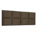 Cabeceira Painel Modulada Solteiro 0,90m Lorena Suede Marrom - Pallazio