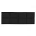Cabeceira Painel Modulada Solteiro 0,90m Lorena Suede Preto - Pallazio