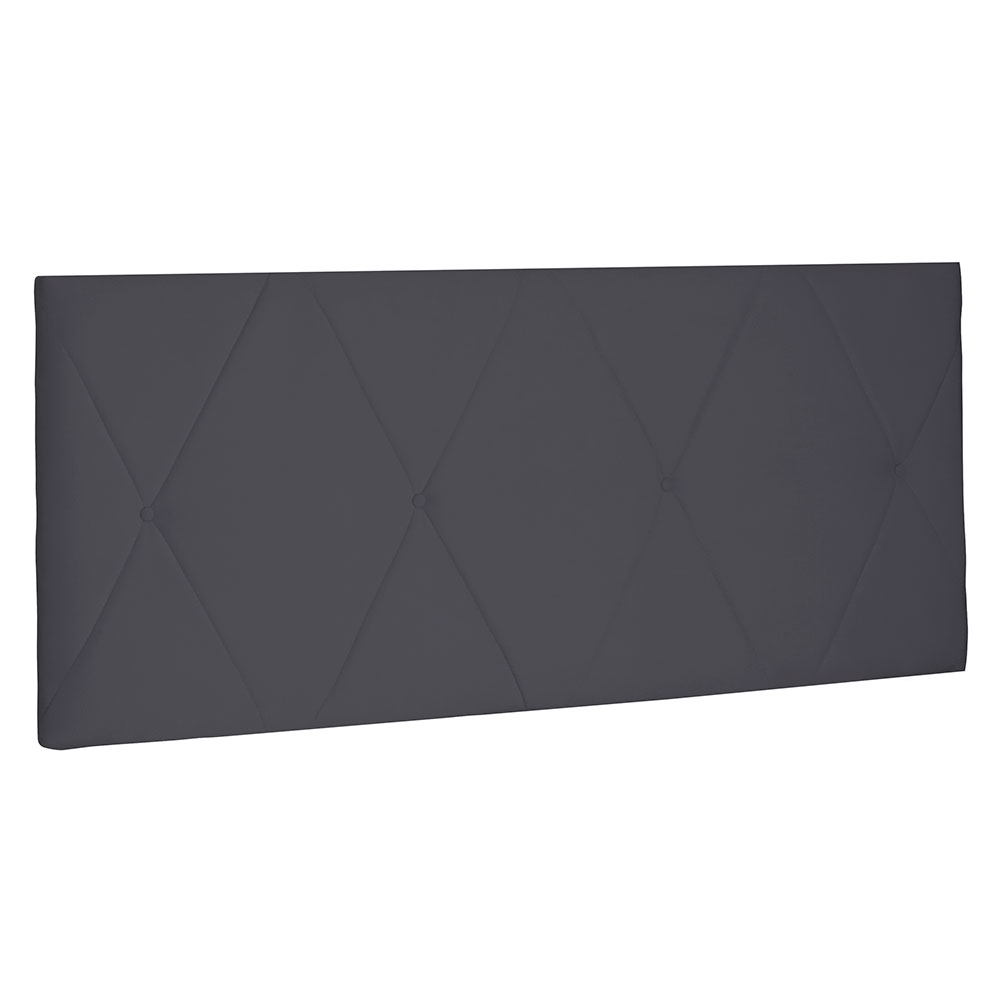 Cabeceira Painel Queen 1,60m Aquilla Suede Cinza - Pallazio