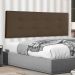 Cabeceira Painel Queen 1,60m Berlim Suede Marrom - Pallazio