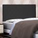 Cabeceira Painel Queen 1,60m Esmeralda Suede Preto - Pallazio