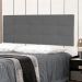 Cabeceira Painel Queen 1,60m Roma Corano Cinza - Pallazio