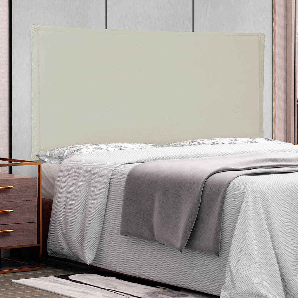 Cabeceira Painel Queen 1,60m Veneza Corano Marfim - Pallazio