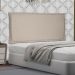 Cabeceira Painel Queen 1,60m Veneza Suede Bege - Pallazio