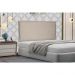 Cabeceira Painel Queen 1,60m Veneza Suede Bege - Pallazio