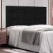 Cabeceira Painel Queen 1,60m Verona Corano Preto - Pallazio