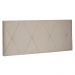 Cabeceira Painel Solteiro 0,90m Aquilla Suede Bege - Pallazio