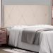 Cabeceira Painel Solteiro 0,90m Aquilla Suede Bege - Pallazio