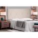 Cabeceira Painel Solteiro 0,90m Aquilla Suede Bege - Pallazio