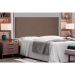 Cabeceira Painel Solteiro 0,90m Aquilla Suede Caramelo - Pallazio