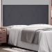 Cabeceira Painel Solteiro 0,90m Aquilla Suede Cinza - Pallazio