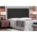 Cabeceira Painel Solteiro 0,90m Aquilla Suede Preto - Pallazio