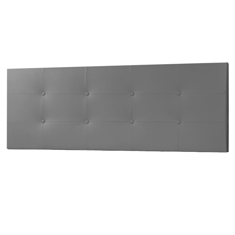 Cabeceira Painel Solteiro 0,90m Berlim Corano Cinza - Pallazio