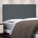Cabeceira Painel Solteiro 0,90m Esmeralda Suede Cinza - Pallazio