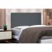 Cabeceira Painel Solteiro 0,90m Esmeralda Suede Cinza - Pallazio
