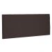 Cabeceira Painel Solteiro 0,90m Esmeralda Suede Marrom Café - Pallazio