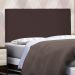 Cabeceira Painel Solteiro 0,90m Esmeralda Suede Marrom Café - Pallazio
