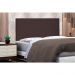 Cabeceira Painel Solteiro 0,90m Esmeralda Suede Marrom Café - Pallazio