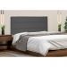 Cabeceira Painel Solteiro 0,90m La Italiana Suede Cinza - Pallazio