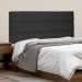 Cabeceira Painel Solteiro 0,90m La Italiana Suede Preto - Pallazio