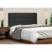 Cabeceira Painel Solteiro 0,90m La Italiana Suede Preto - Pallazio