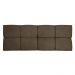 Cabeceira Painel Solteiro 0,90m Nina Suede Marrom - Pallazio