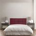 Cabeceira Painel Solteiro 0,90m Nina Suede Marsala - Pallazio
